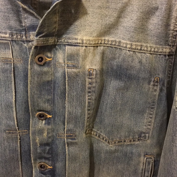 Calvin Klein | Jackets & Coats | Rare Calvin Klein Distressed Denimjean ...